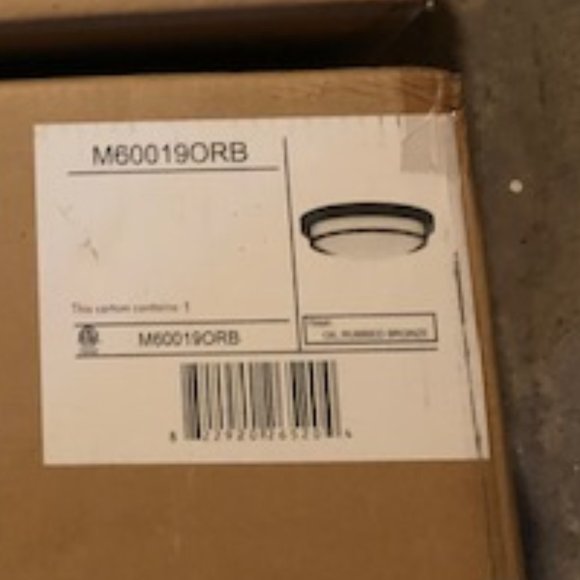 Aaru Other - Aaru 2-Light Oil Rubbed Bronze Flush Mounted Light Fixtures (4)